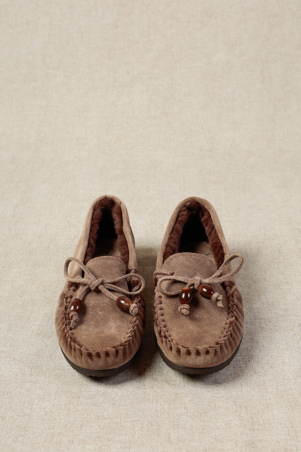 Mocassins Binita Beads - Taupe