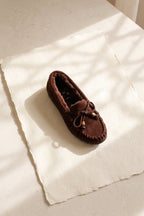 Mocasines Binita con cuentas - Chocolate