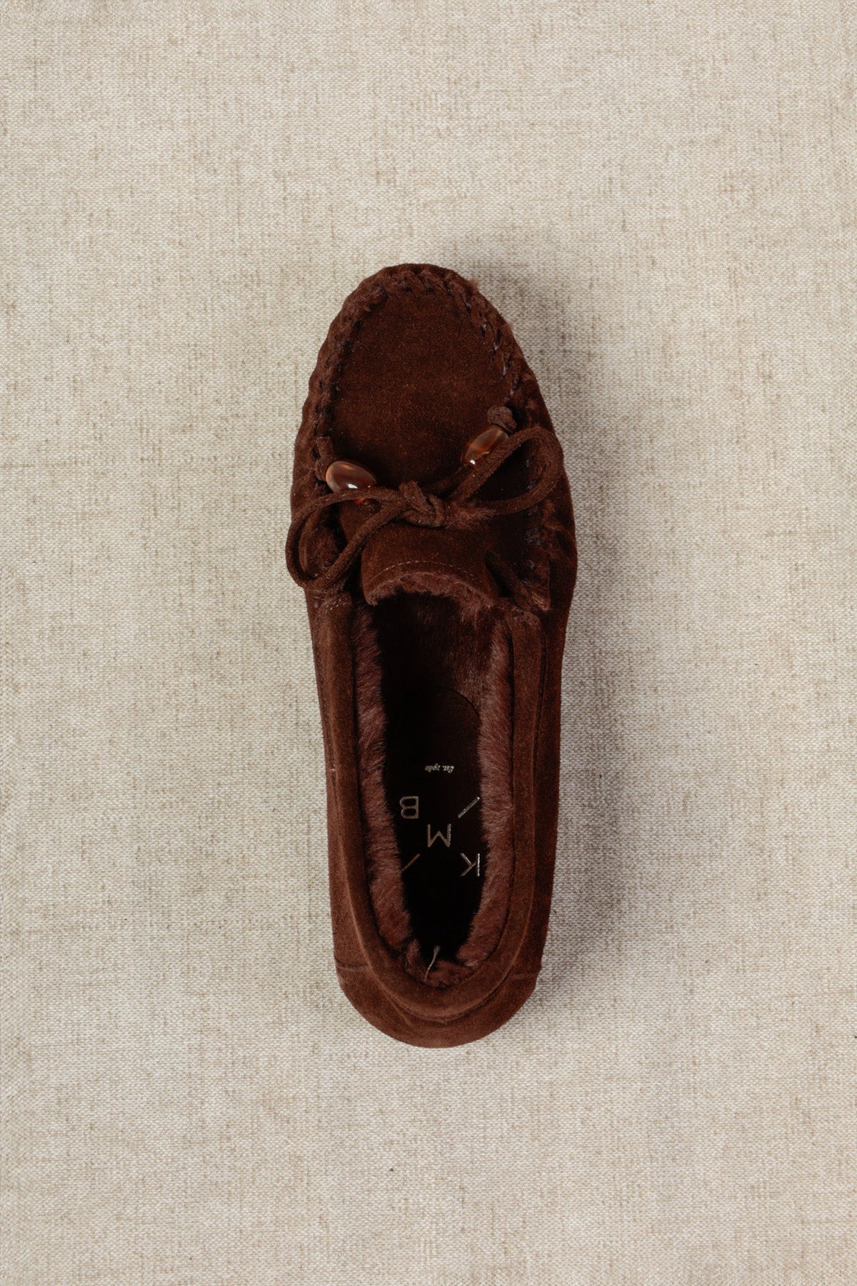 Mocasines Binita con cuentas - Chocolate