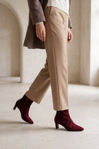 Botas Dina - Burgundy Croco