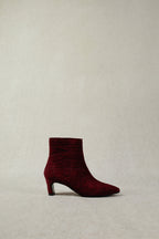 Botas Dina - Burgundy Croco