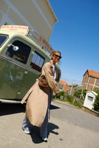 Paul Trench Coat Beige/Leopard