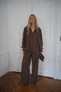 Meryam Chocolat - Pantalones Sueltos