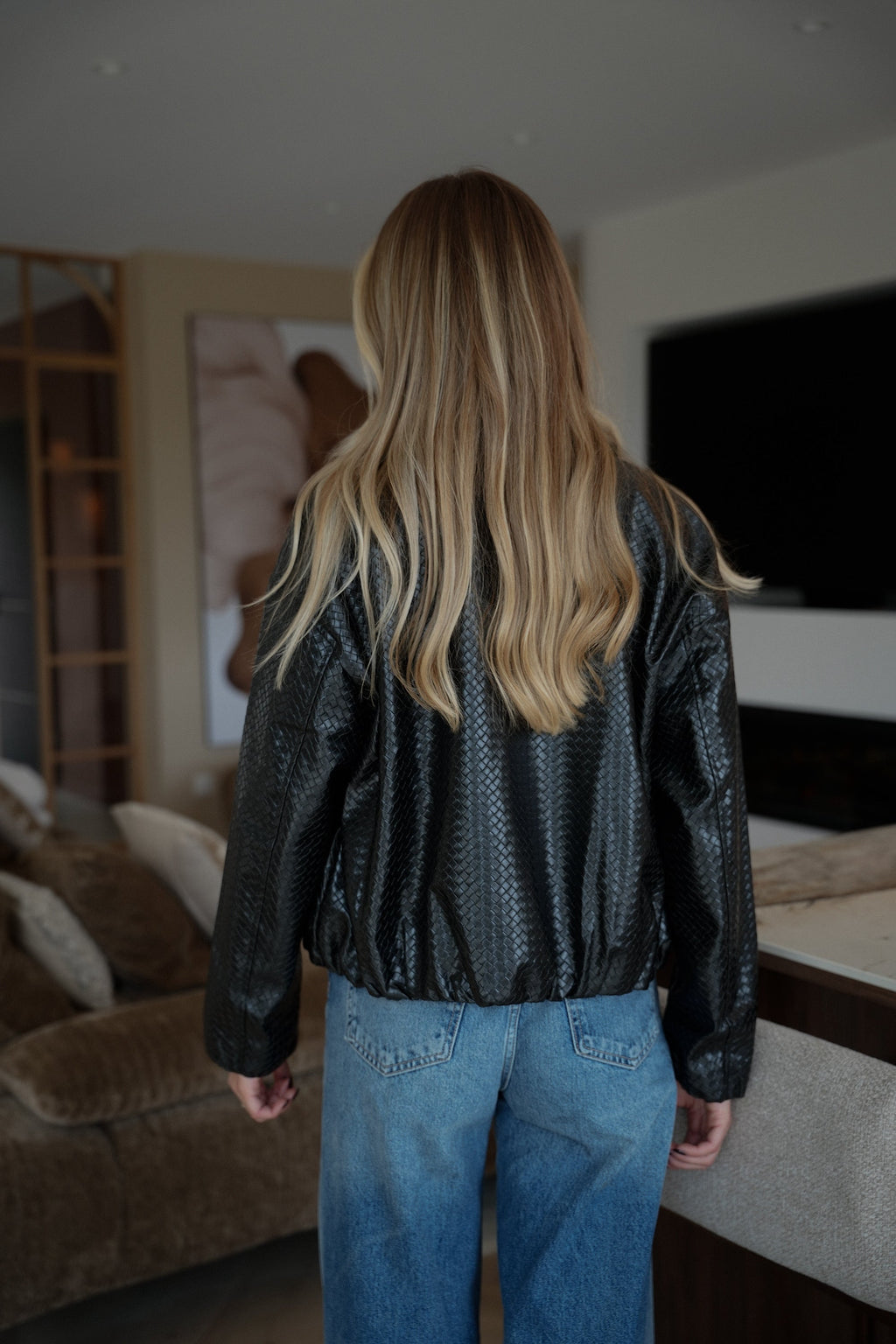 Lyna Noire - Chaqueta trenzada