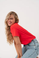 Le Tee-Shirt Iconic Willie® Jersey Bio-Recyclé Rouge Tomato