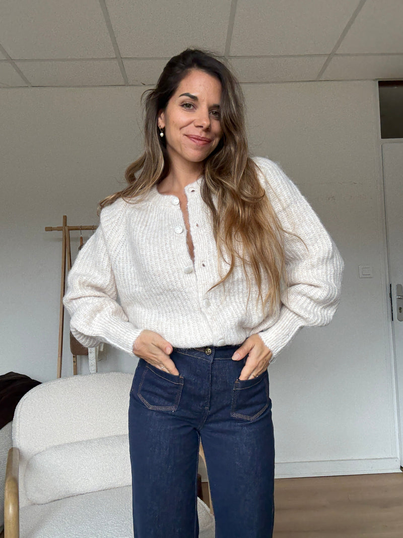 Irene Beige Cardigan