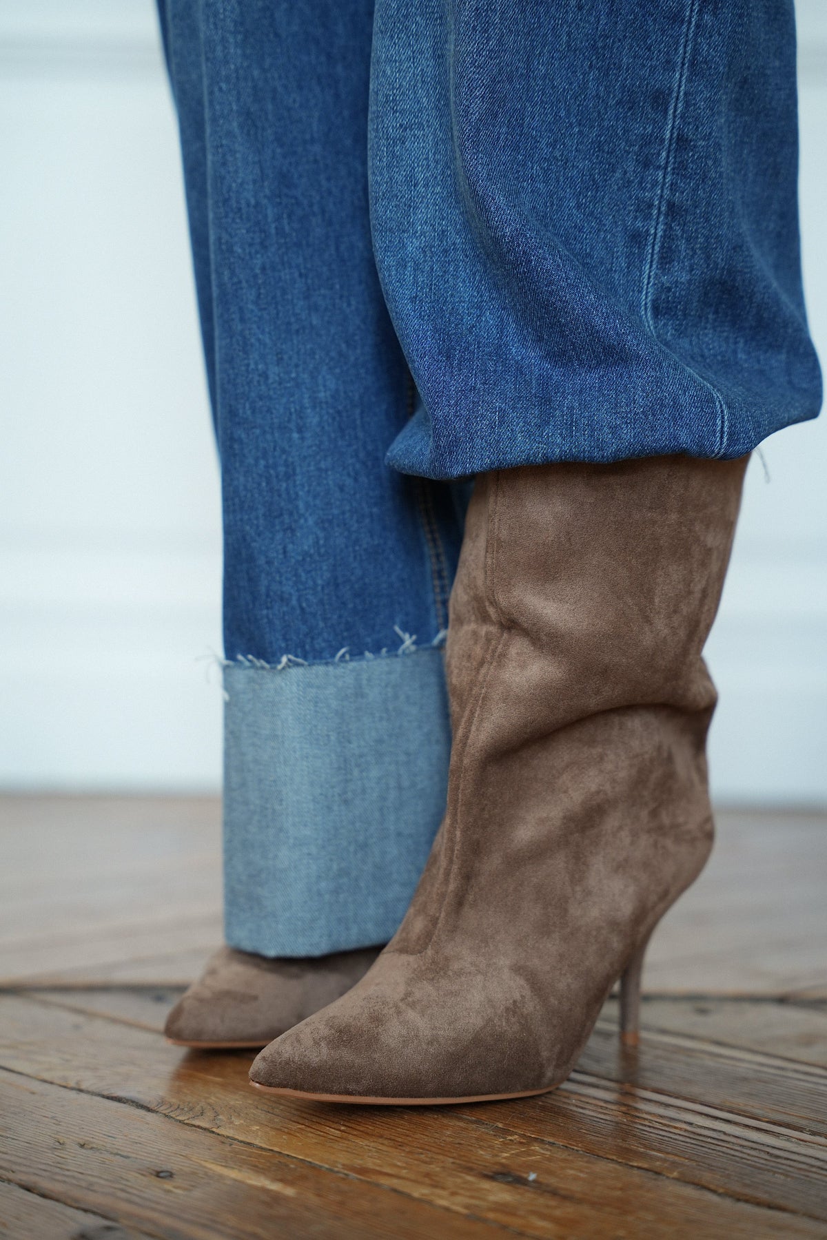 Bottines À Talons - Cassie Taupes