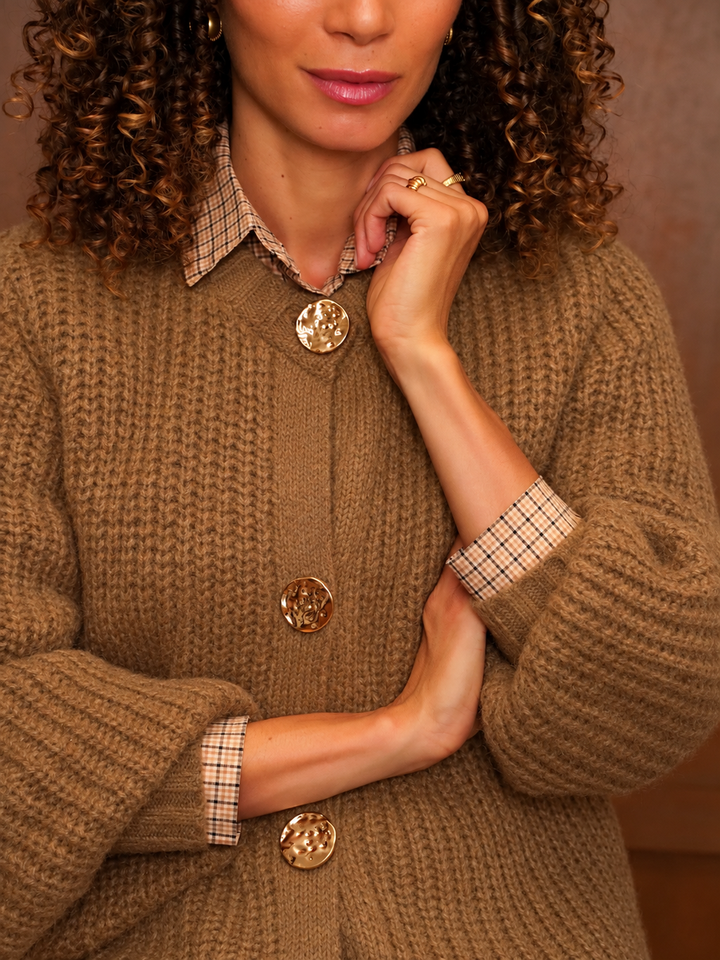 Gilet Capucine - Camel