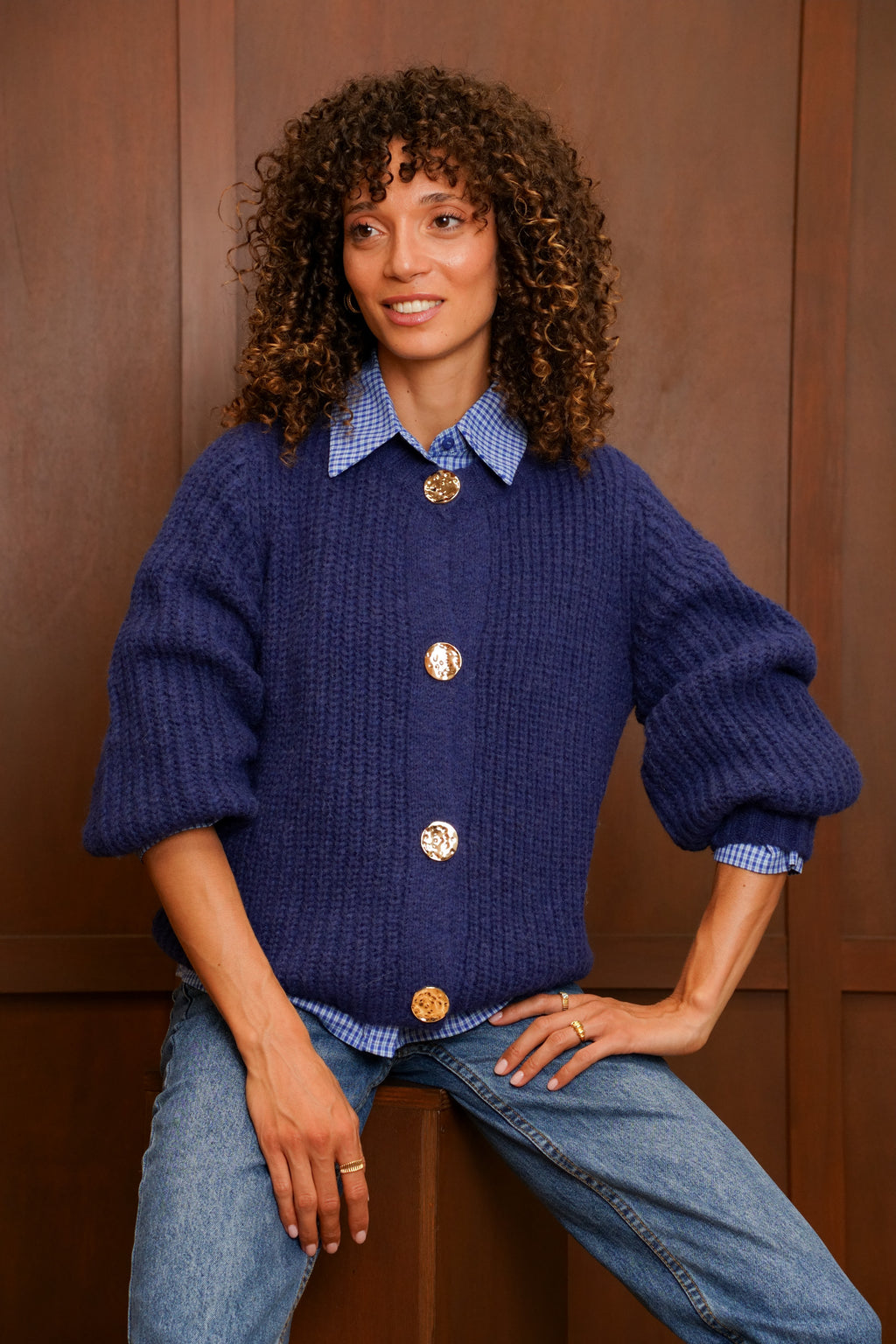 Gilet Capucine - Marine