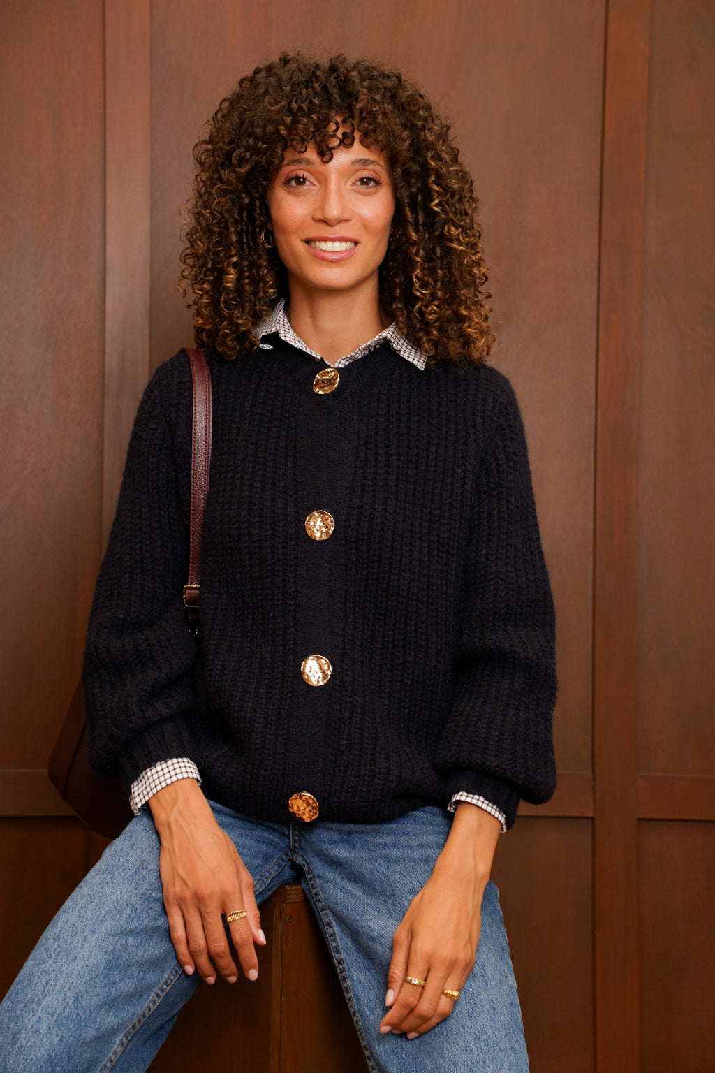 Gilet Capucine - Noir