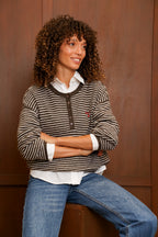 Pull Marinière Katia - Marron