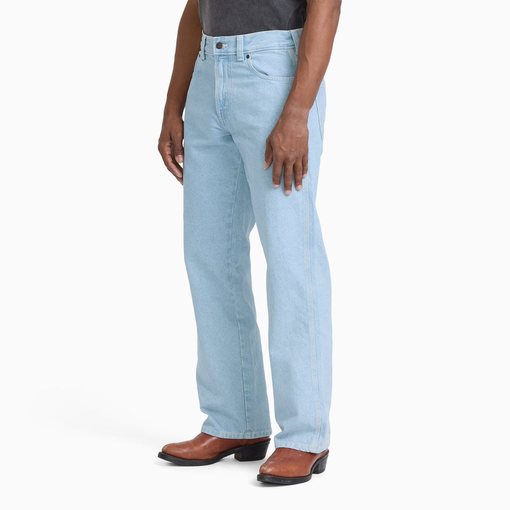 954 Relaxed Straight Work Jeans - Khaki Tinted Blue