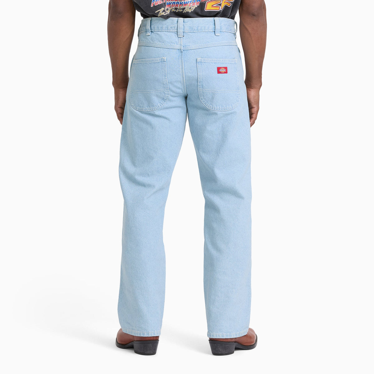 954 Relaxed Straight Work Jeans - Khaki Tinted Blue