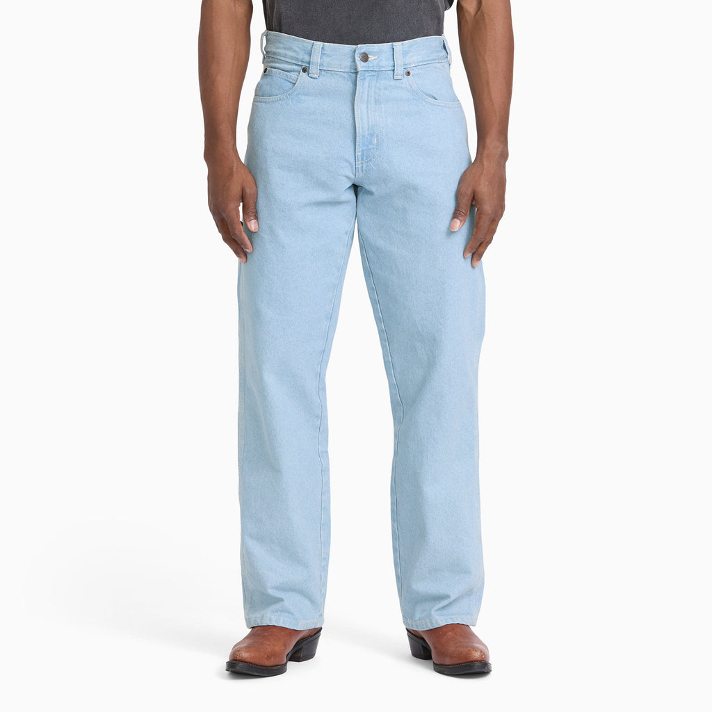954 Relaxed Straight Work Jeans - Khaki Tinted Blue