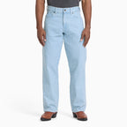 954 Relaxed Straight Work Jeans - Khaki Tinted Blue