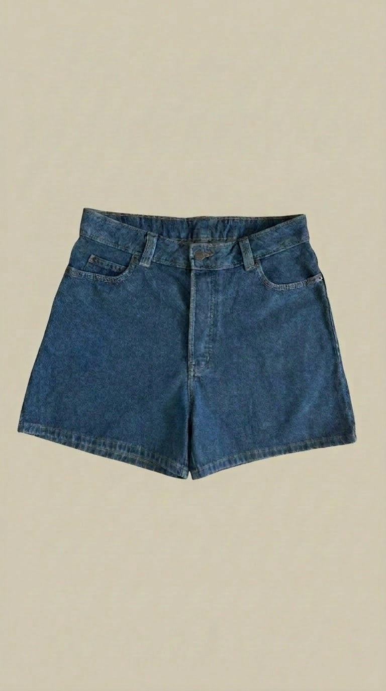 Women'S 984 High Waist Jean Shorts, 5" - Blue