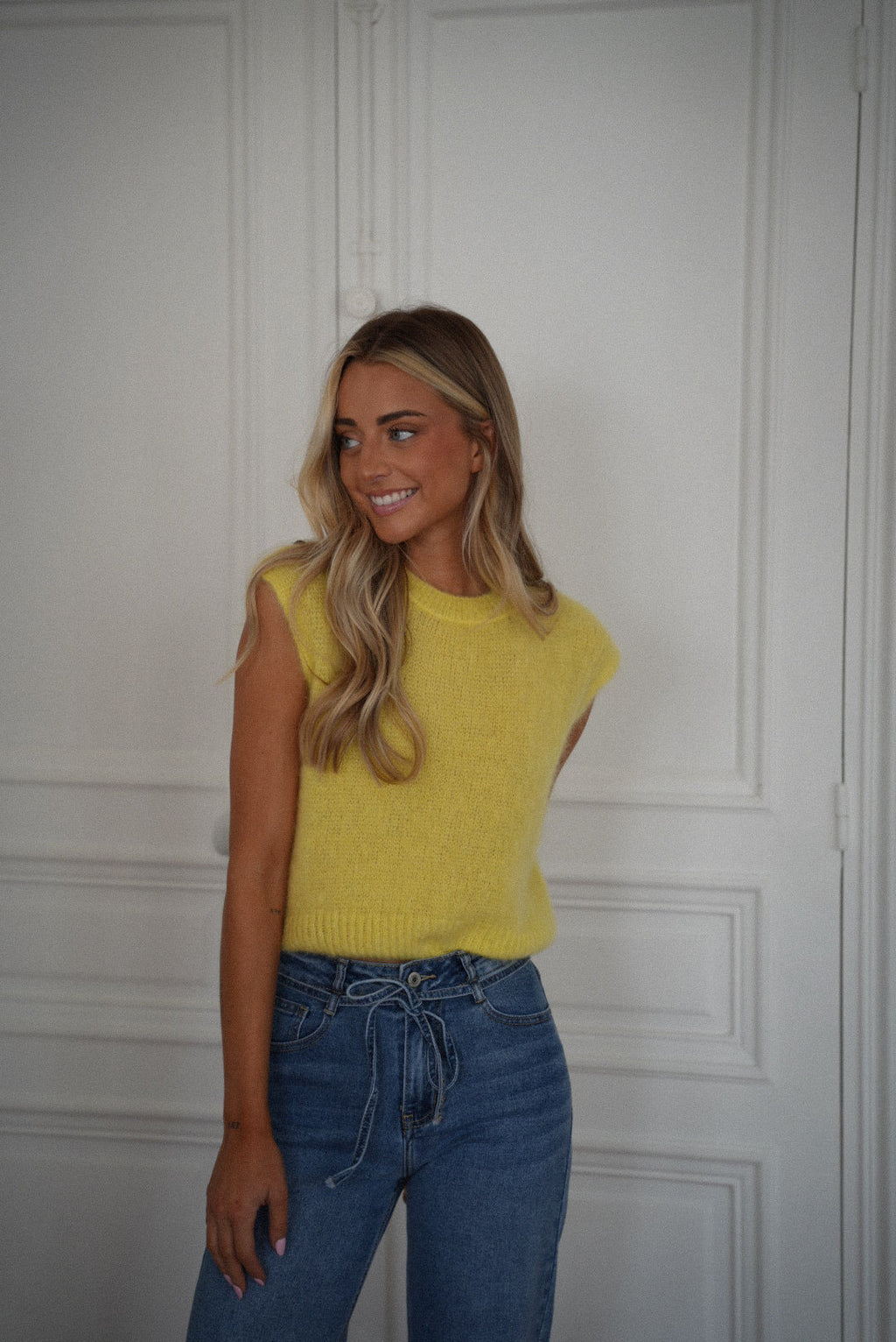 Pull Sans Manches Polino - Jaune