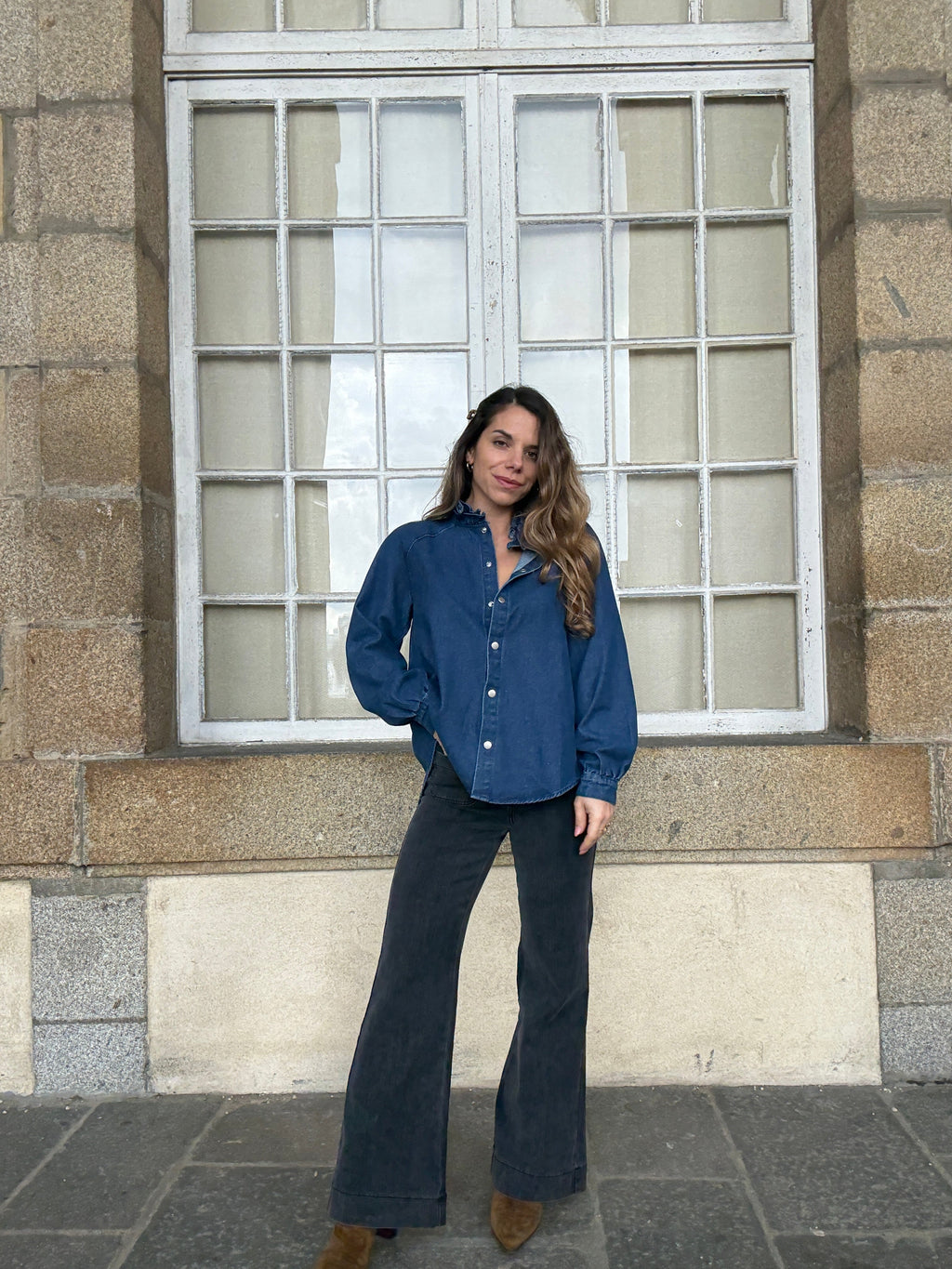 Surchemise en jean Livia