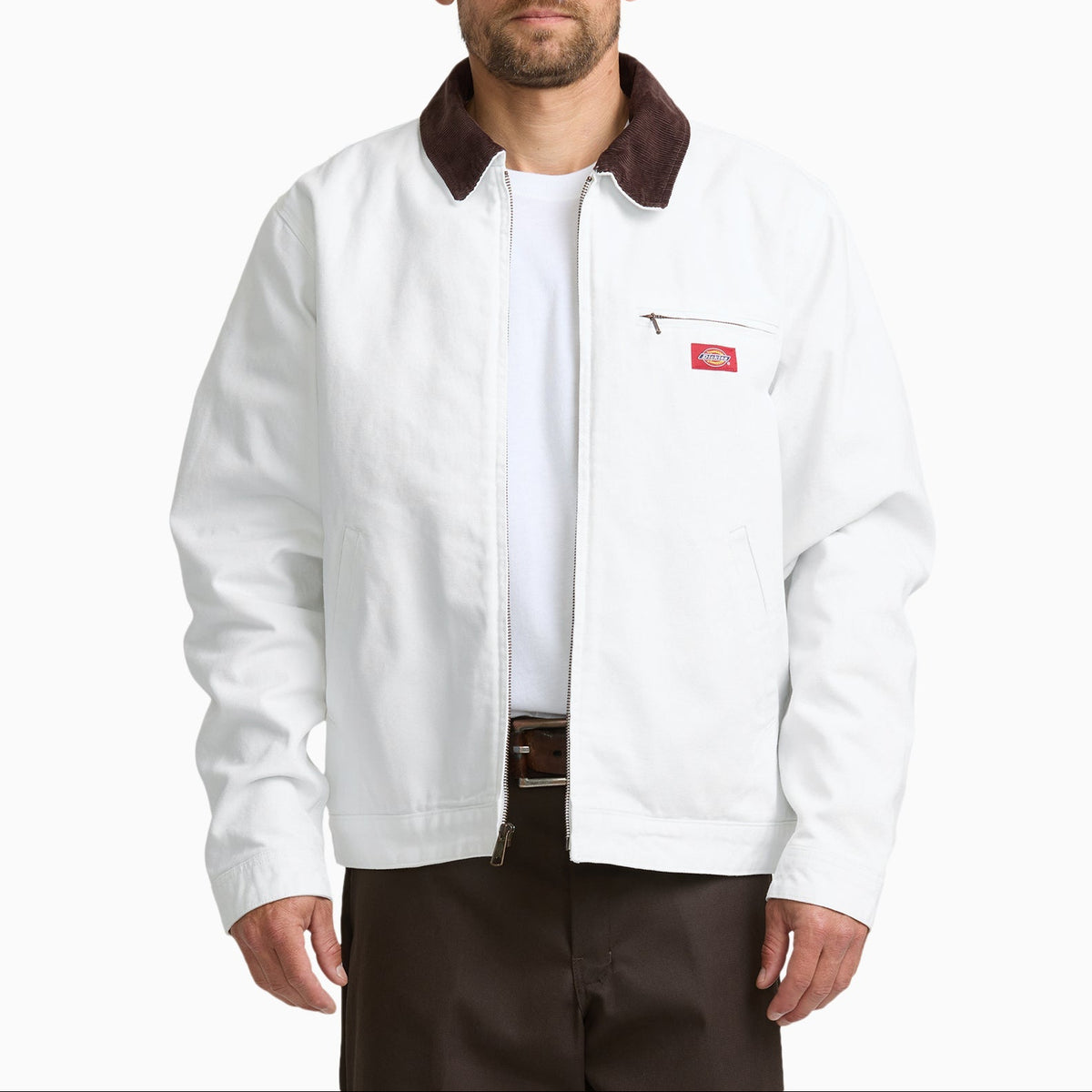 758 Duck Work Jacket - White - Men