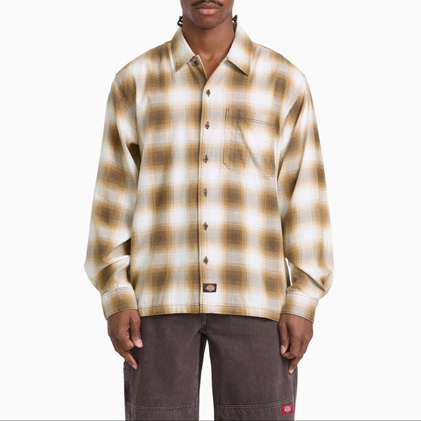 Chemise Manches Courtes En Flanelle Gulfport - Chocolate Brown - Homme