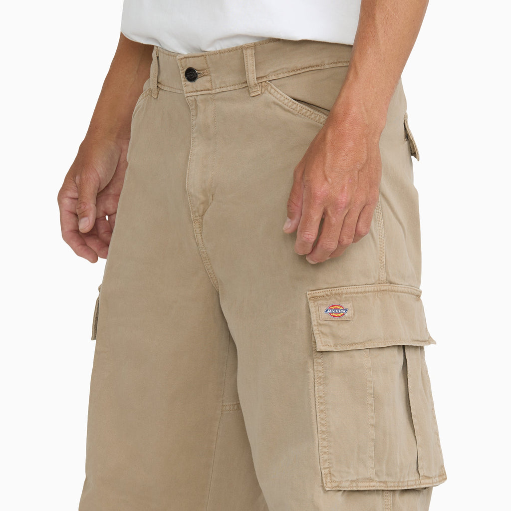 247 Loose Straight Garment-Dyed Cargo Trousers - Desert Sand - Men's