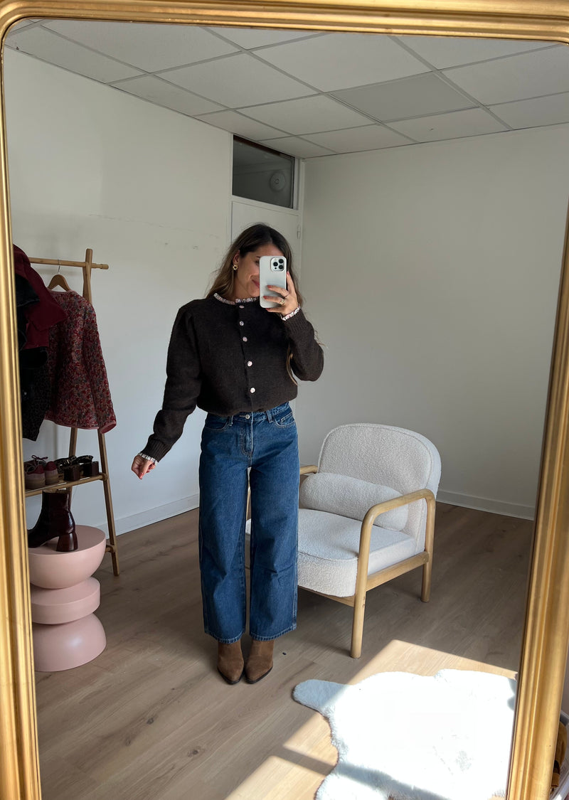 Cardigan Liberty Alma Chocolat