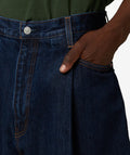 Levi'S Vintage Made In Japan Wide Pleat Crop Jeans Bleu