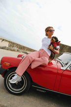 Victor Red Stripe Pants