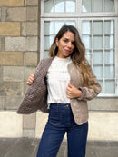 Veste Matelassée Marron Clara