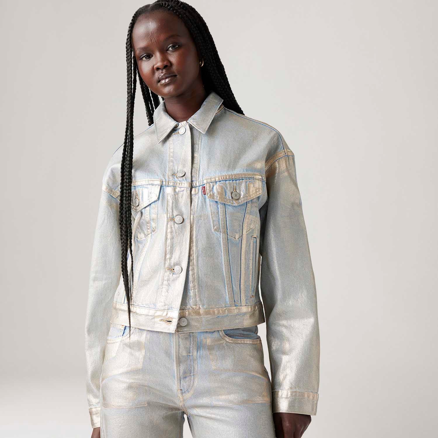 Jaqueta Levi'S® Shrunken 90'S Metalizada