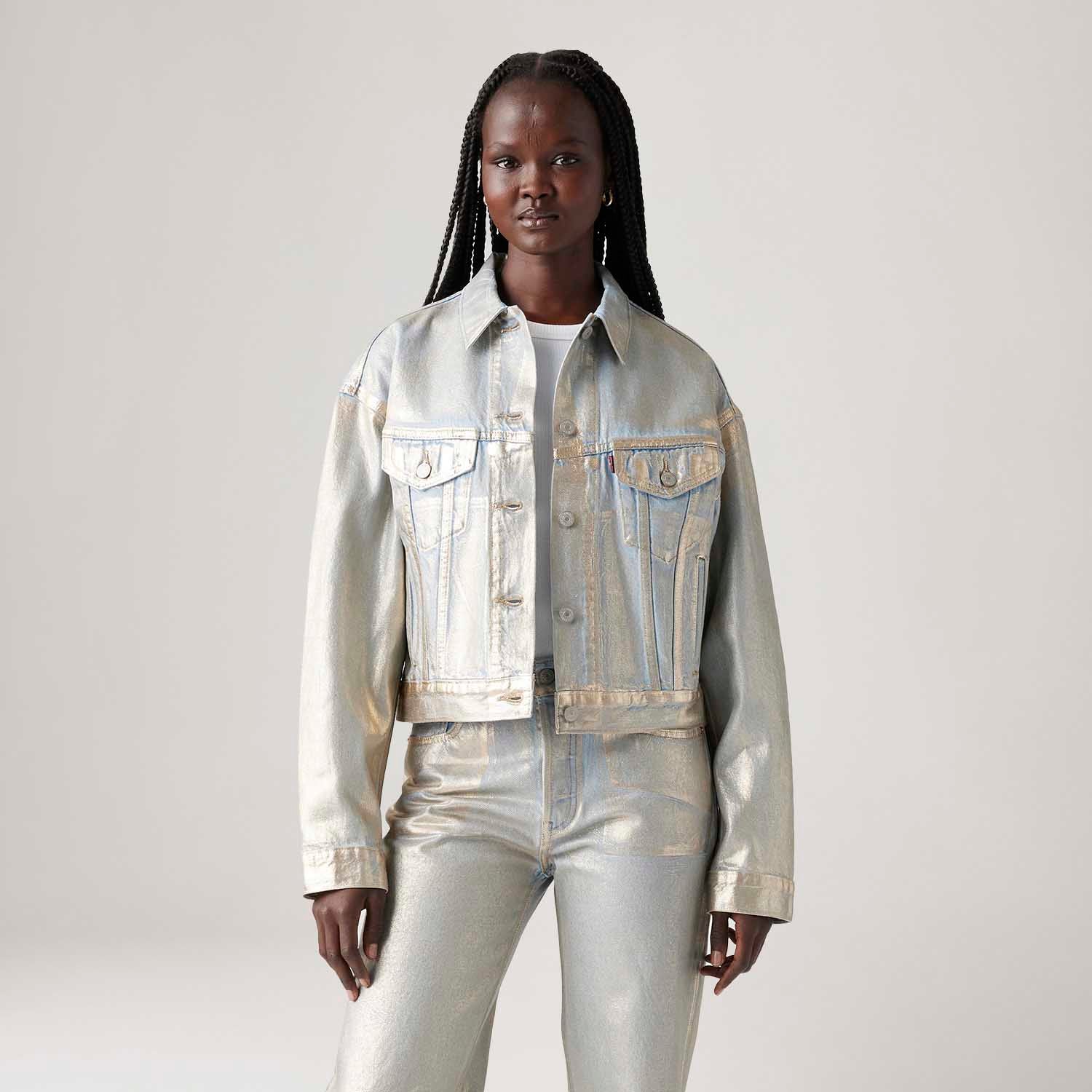Jaqueta Levi'S® Shrunken 90'S Metalizada