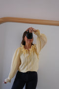 Blusa marrón amarillo pálido