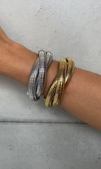 Triple Snake Bangle