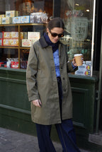 Emma Mid-Long Khaki Jacket