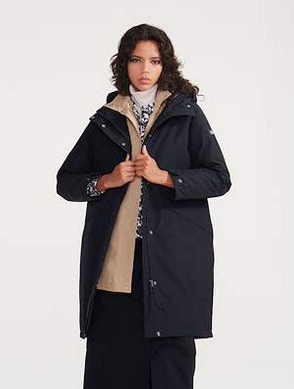 Parka imbottito - Nero - Donna