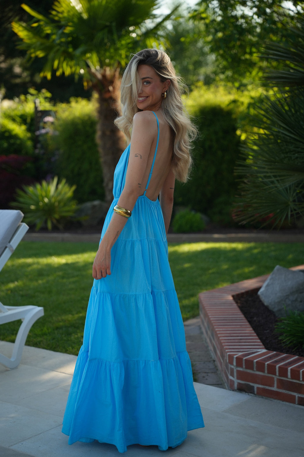 Robe Soleil Filipa - Bleue