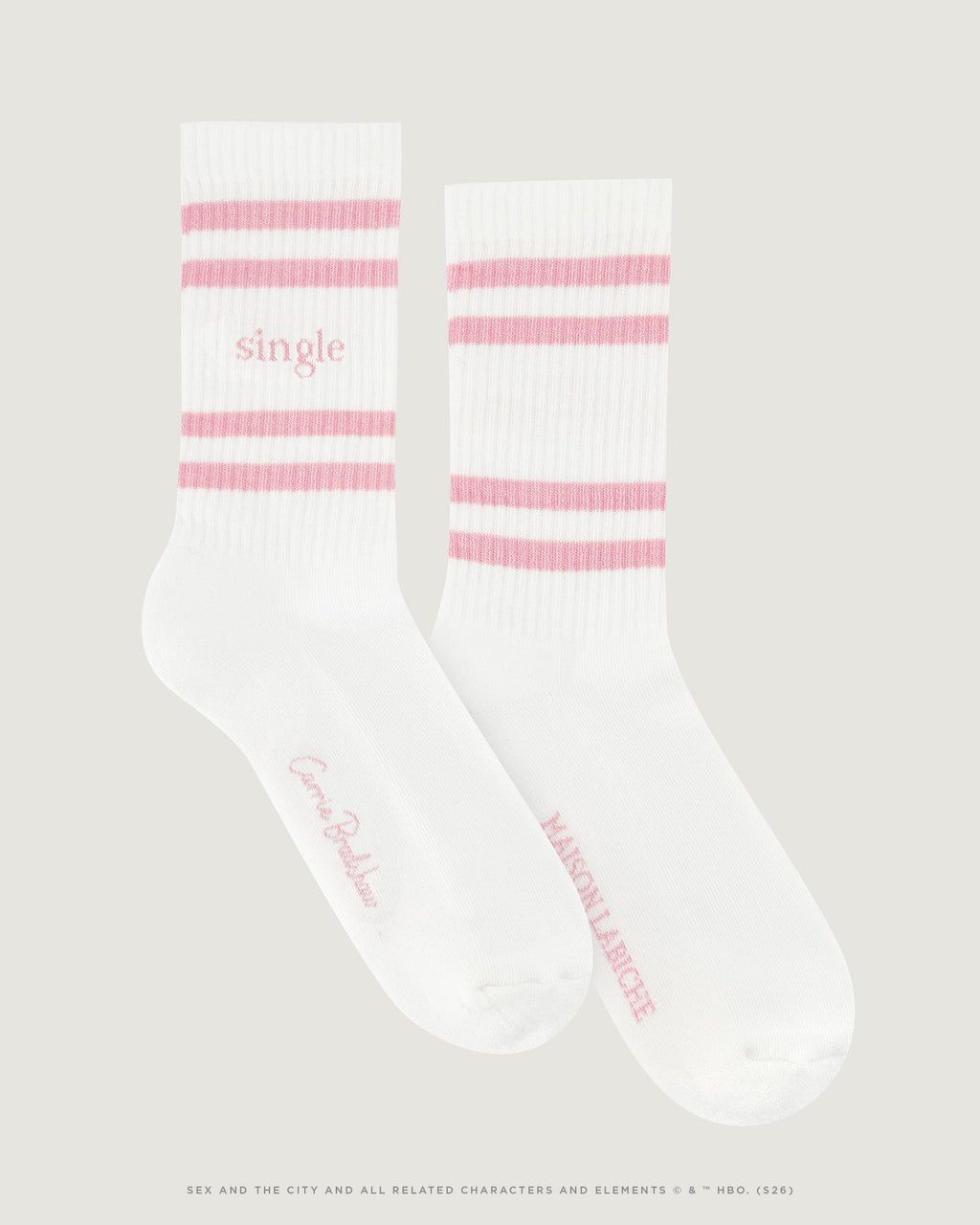 "Single And Fabulous" Satc X Mlb Gasnier Socks