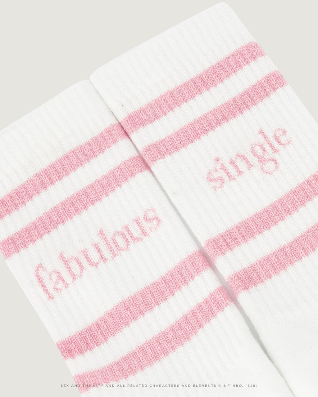 "Single And Fabulous" Satc X Mlb Gasnier Socks