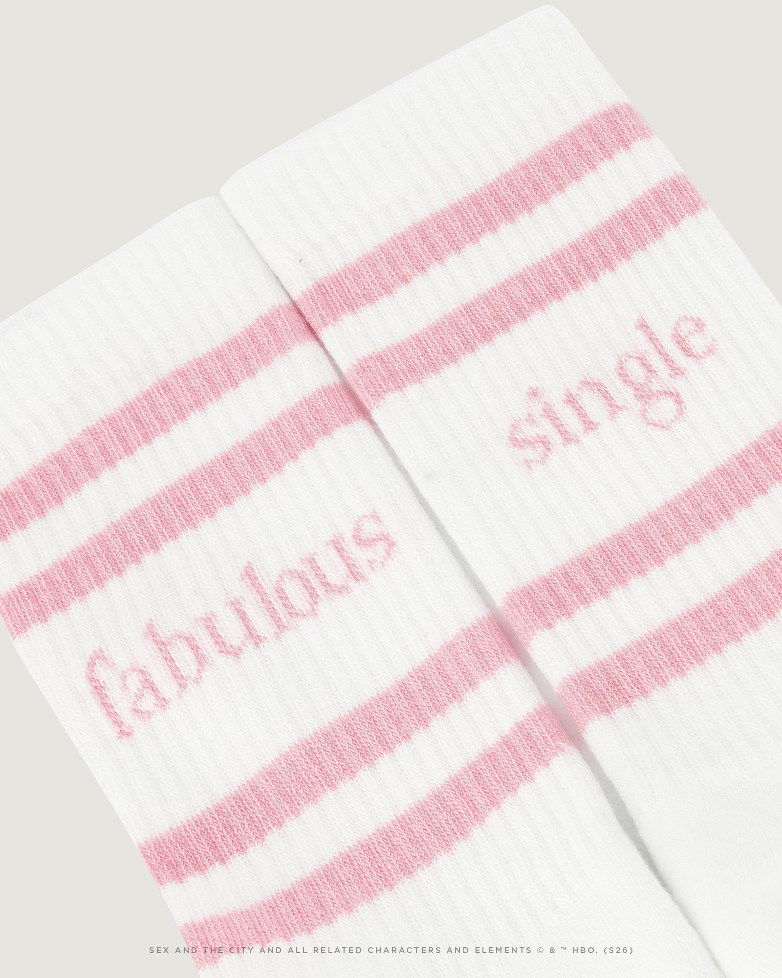 "Single And Fabulous" Satc X Mlb Gasnier Socks
