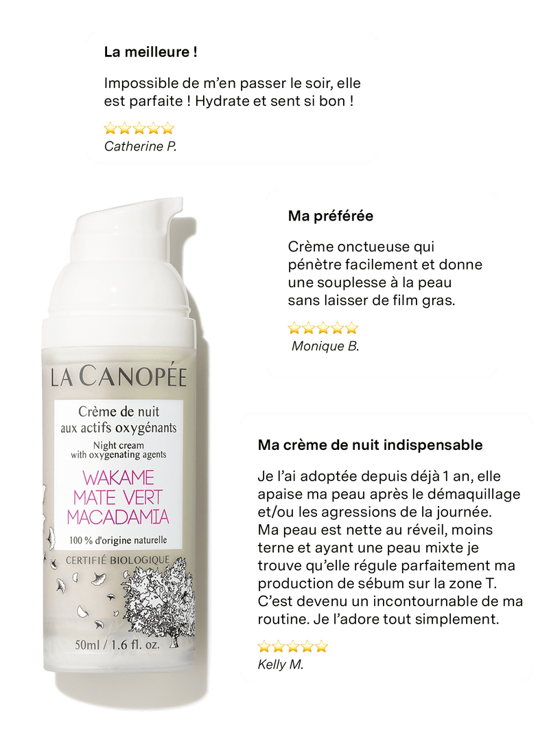 Crème De Nuit Aux Actifs Oxygénants