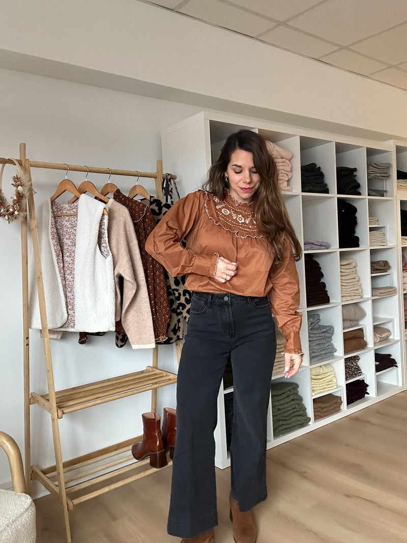 Blouse Chocolat Diane