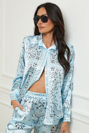 Chemise Bandana - Ciel