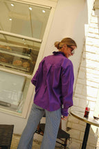Garance Purple Blouse