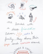 T-Shirt "Friends And Coffee" Friends X Mlb Patureau