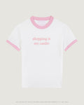 Camiseta "Shopping Is My Cardio" Satc X Mlb Montherlant