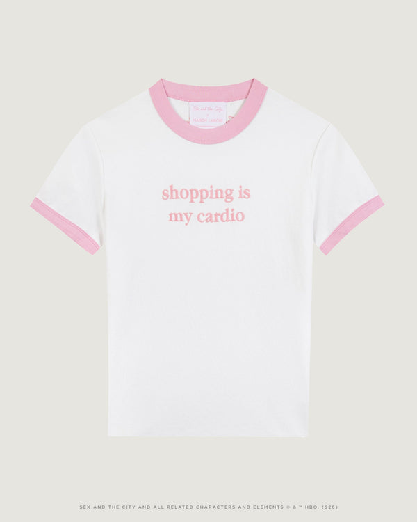 T-Shirt "Shopping Is My Cardio" Satc X Mlb Montherlant - Femme