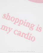 Camiseta "Shopping Is My Cardio" Satc X Mlb Montherlant