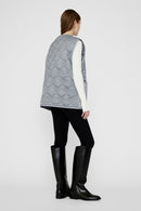 Andy Gilet Monogramme - Gris