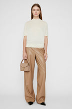 Koa Trousers - Butter Caramel Vegan Leather