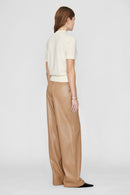 Pantalon Koa - Cuir Végétalien Caramel Au Beurre